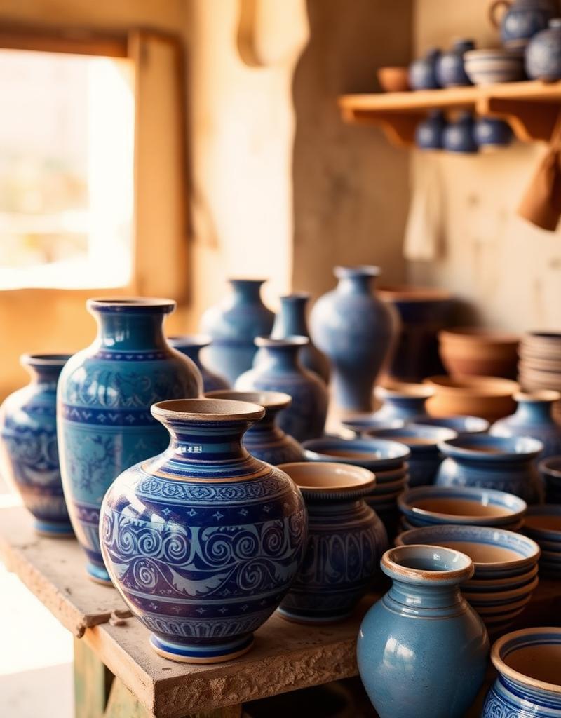 Blue Pottery
